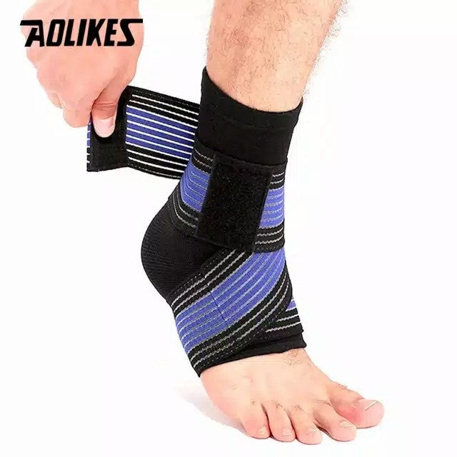 AOLIKES ANKLE SUPPORT PAD WRAP STRAP SLEEVE DEKER PELINDUNG ENGKEL ANG