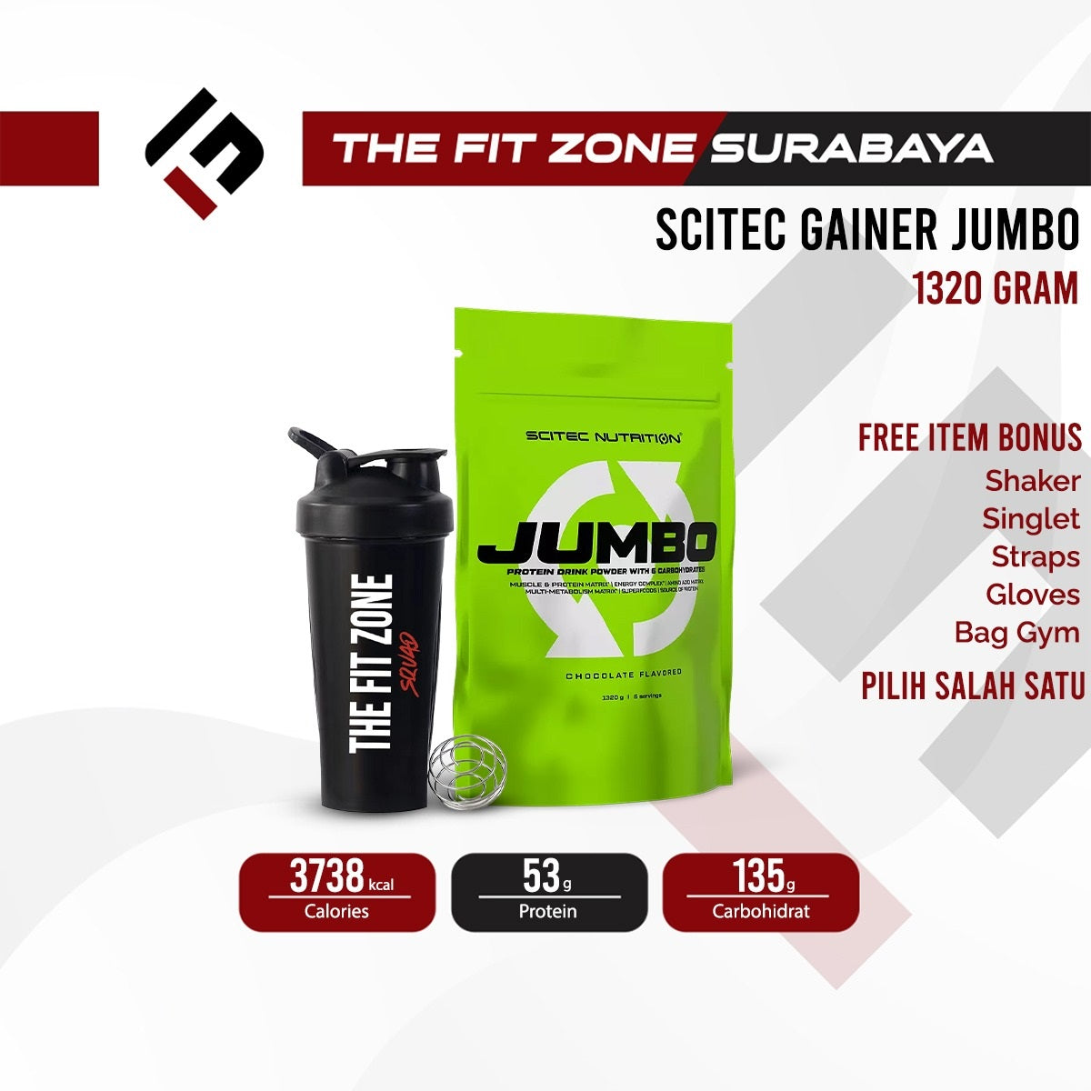 Scitec Jumbo Gainer 1.320gr Weight Gainer