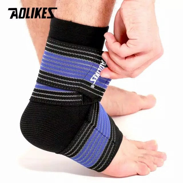 AOLIKES ANKLE SUPPORT PAD WRAP STRAP SLEEVE DEKER PELINDUNG ENGKEL ANG