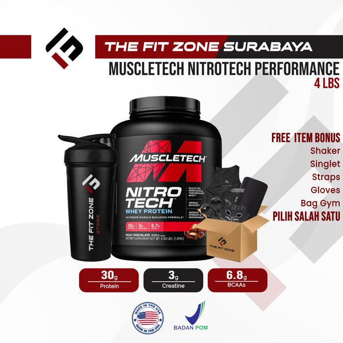 Muscletech Nitrotech 4lbs Nitrotech Performance 4 Lbs Whey Protein