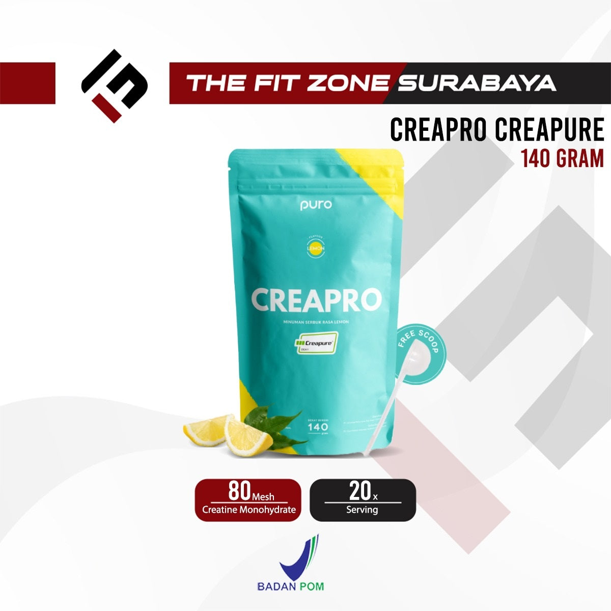 Puro Creapro Creapure 140 gram