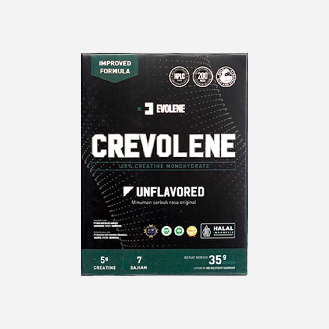 EVOLENE Crevolene Monohydrate 35 Gram 7 Sachet Supplemen Kreatine Monohydrate