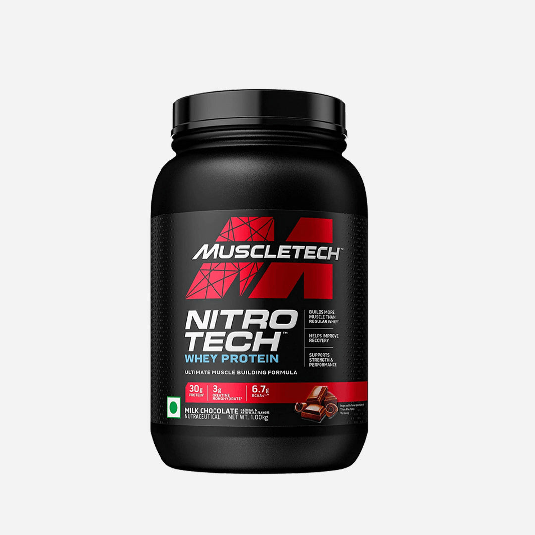 MUSCLETECH Nitrotech Performance Series 2.2 Lbs Supplemen Fitnes Whey Protein Blend Certificate