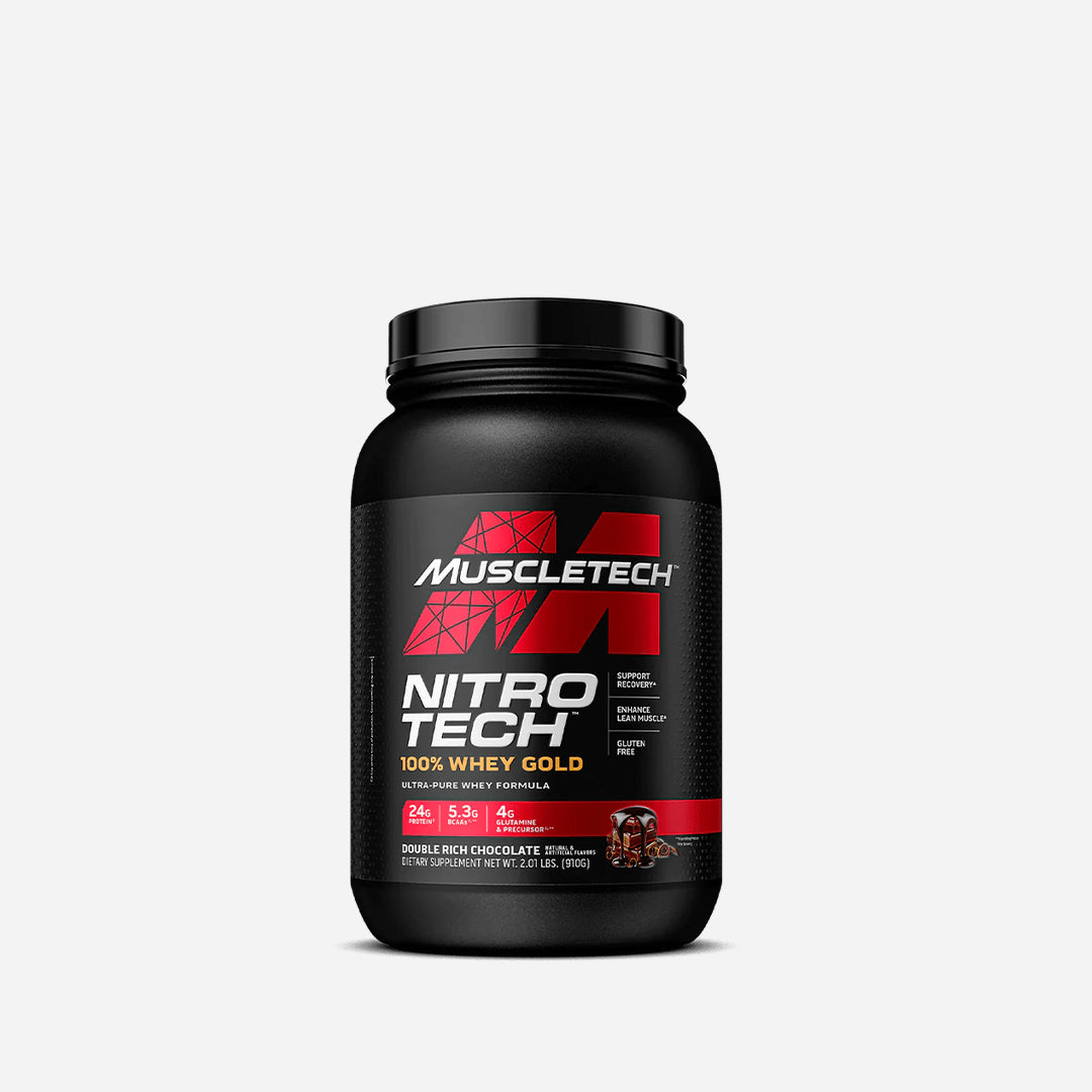 MUSCLETECH Nitrotech Whey Gold 2.2lbs Supplemen Fitness Whey Protein Nitro Tech Certificate AOM