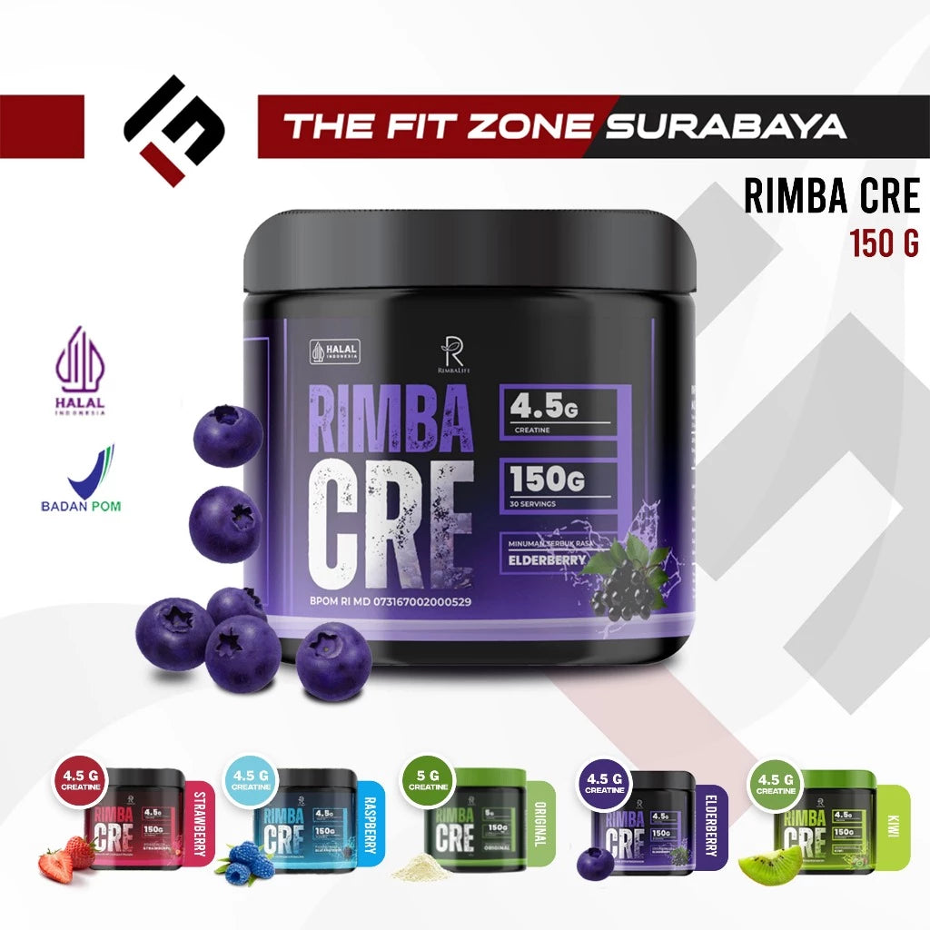 RIMBALIFE Rimbacre 150 Gram 30 Servings Rimba Creatine Monohydrate