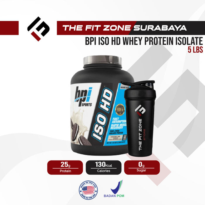 BPI Iso HD 5 lbs Whey Protein Isolate Hydrolized