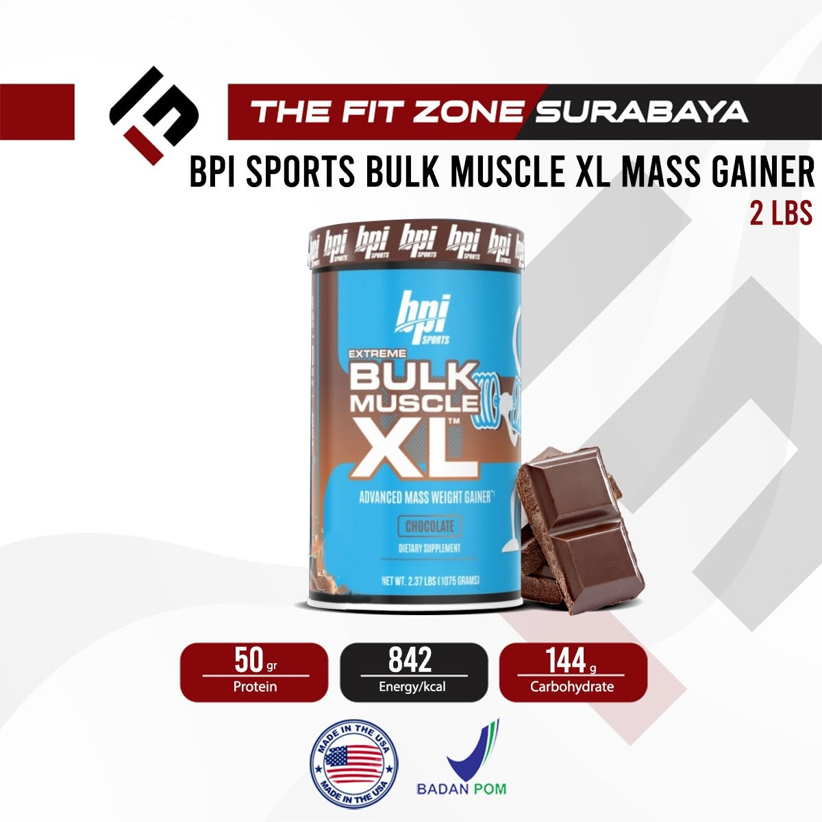 Bpi Bulk Muscle 2.37 Lbs Mass Gainer