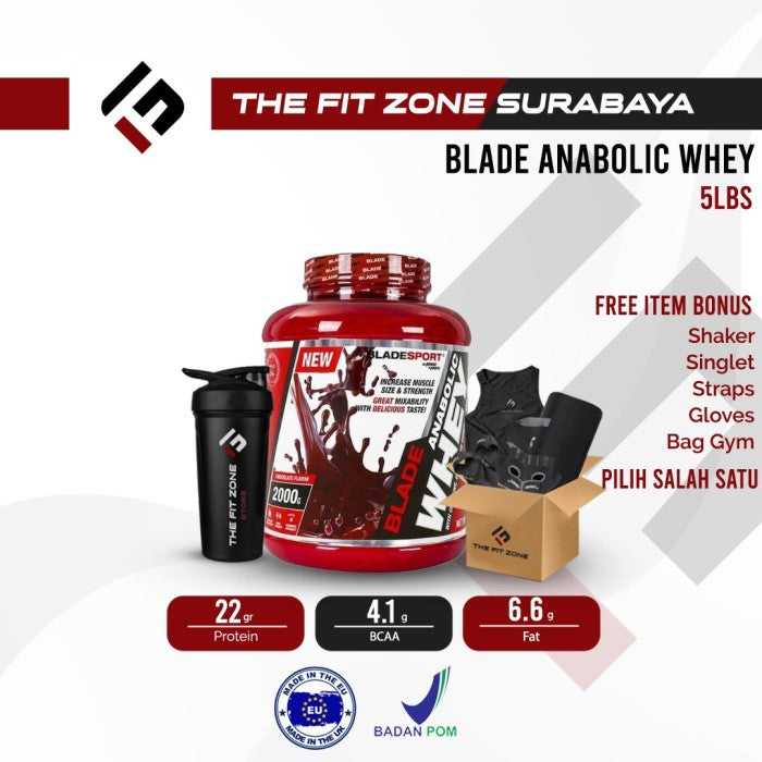 Blade Whey Protein 5 Lbs Whey Protein Isolate Concentrate BPOM