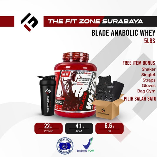 Blade Whey Protein 5 Lbs Whey Protein Isolate Concentrate BPOM