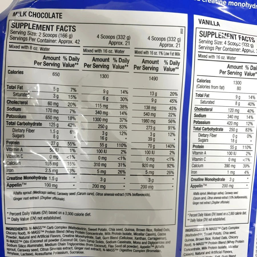 ANS PERFORMANCE N Mass 15 Lbs Extreme Mass Gainer N-Mass