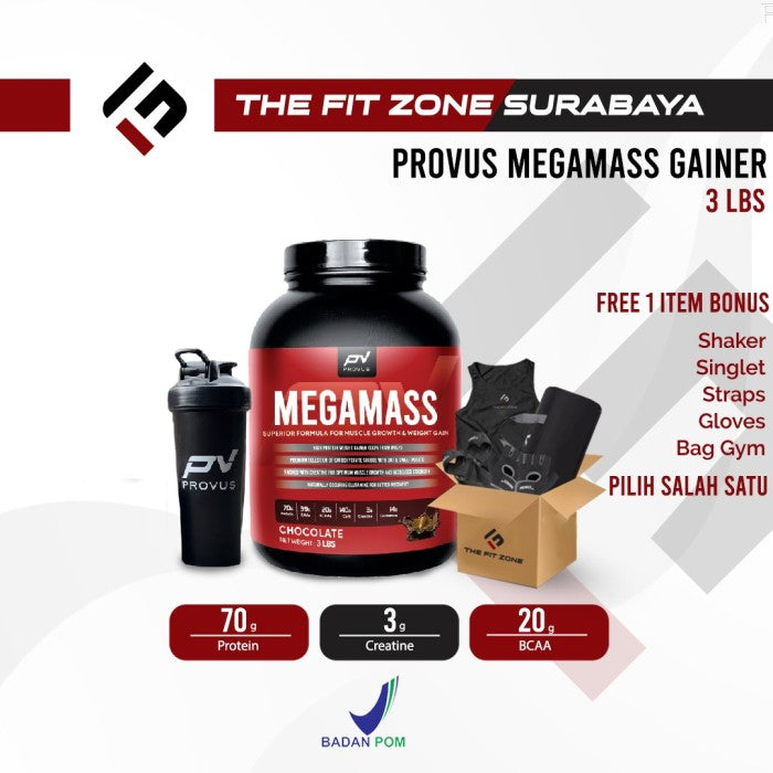 Provus Megamass Gainer 3 Lbs Mass Weigth Gainer
