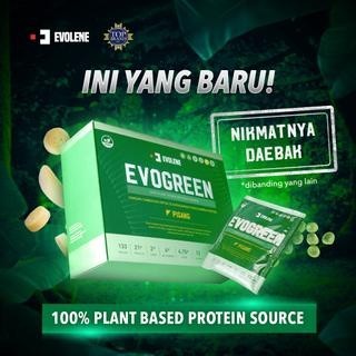 EVOLENE Evogreen 12 Servings (12 Sachet) Supplemen Fitness Vegan Whey Protein