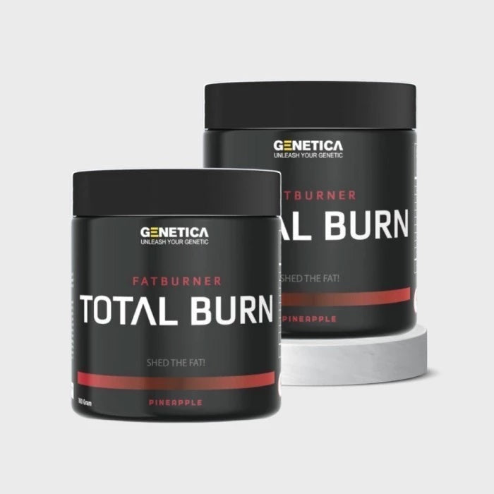 GENETICA Total Burn 40 Servings Suplemen Fitness Fat Burner Powder Pembakar Lemak