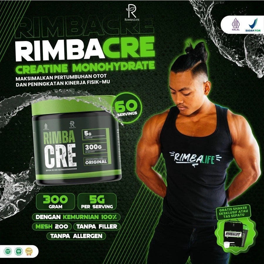 RIMBALIFE Rimbacre 300 Gram 60 Servings Rimba Creatine Monohydrate