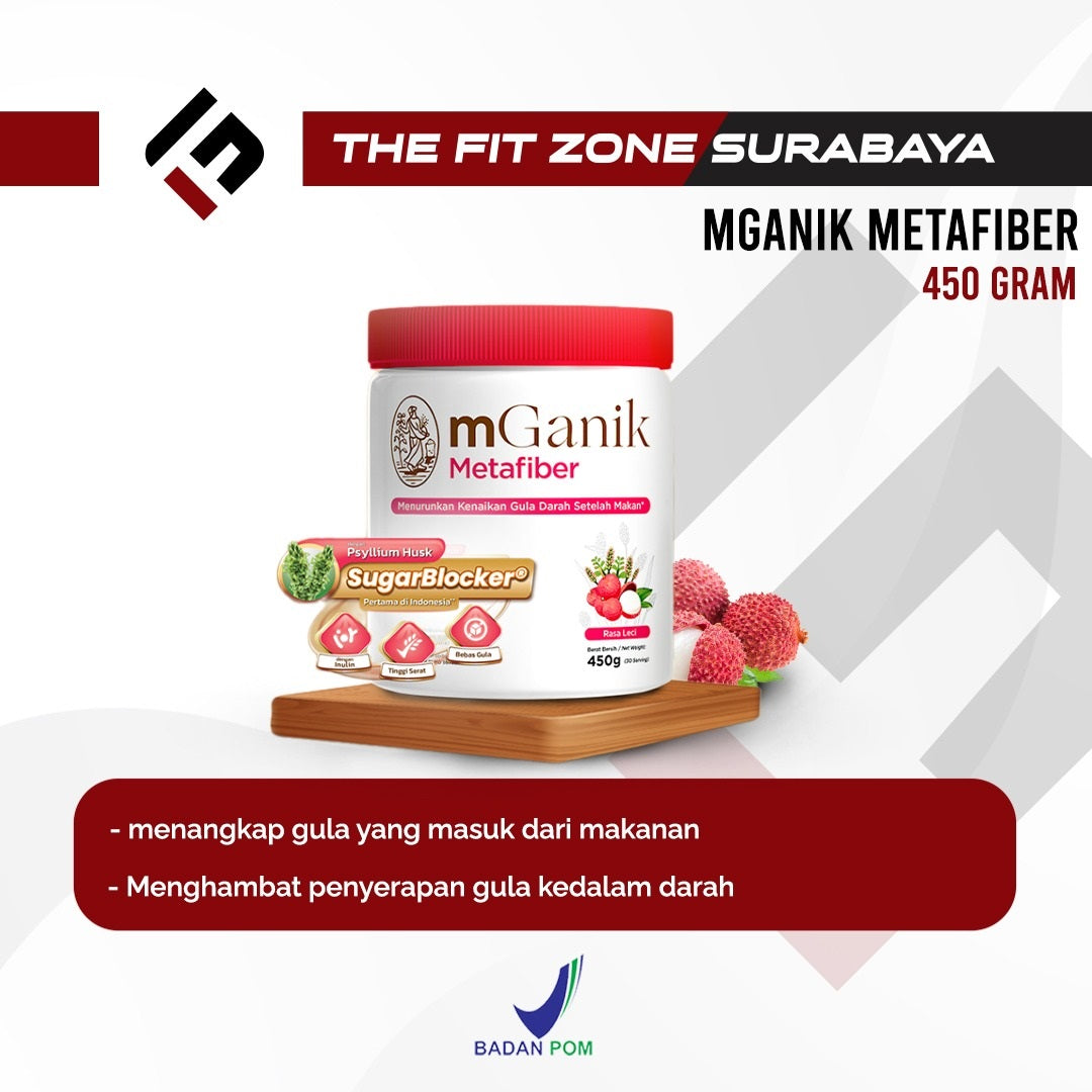 mGanik Metafiber 450 Gram 30 Serving M Ganik Suplemen Diabates