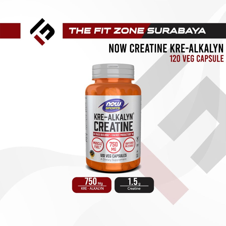 Now Sport Kre Alkalyn Creatine 120 Veg Capsules