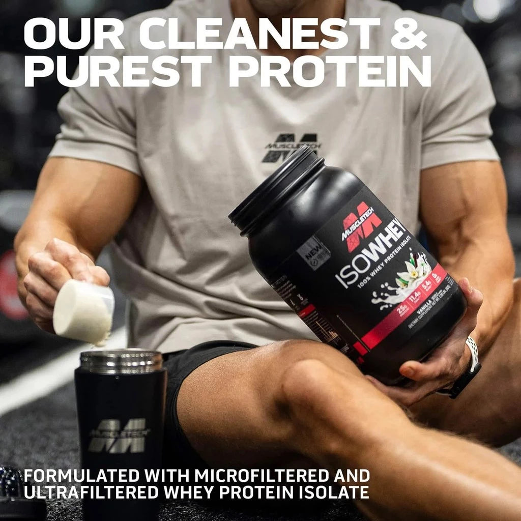 MUSCLETECH Iso Whey 5 Lbs ( 2270 Gram ) Supplemen Fitness Susu Whey Protein Isolate