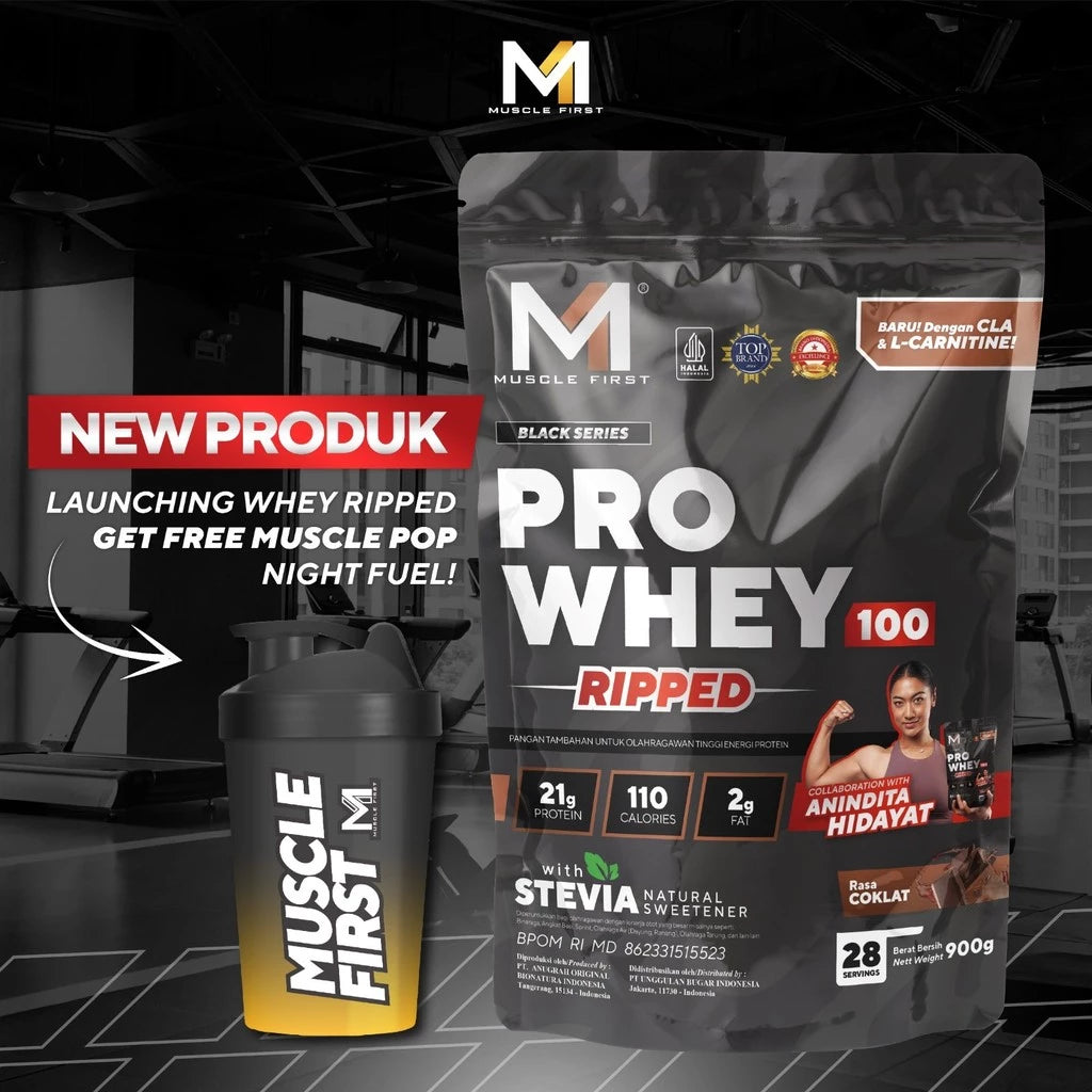 MUSCLE FIRST Pro Whey 100 2 Lbs Suplemen Fitness M1 Pro whey protein