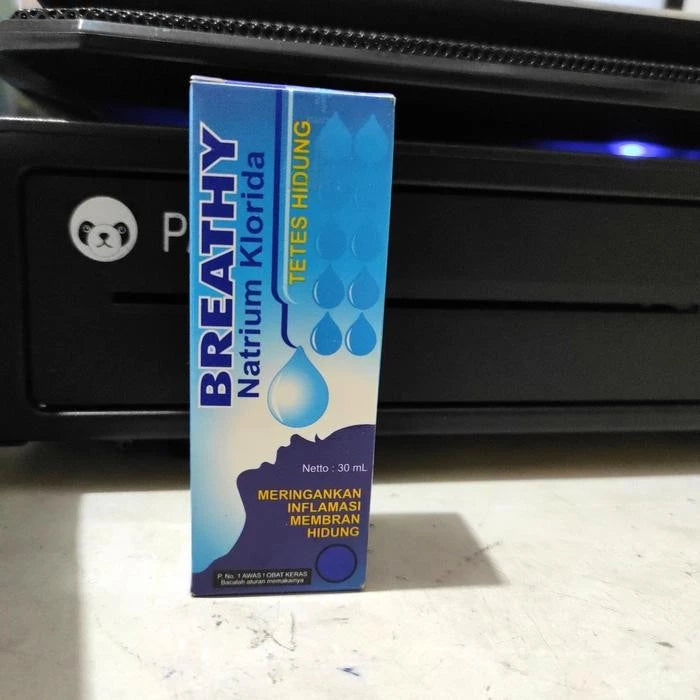 BREATHY Nasal Drops 30 ml Obat Tetes Melegakan Hidung Tersumbat