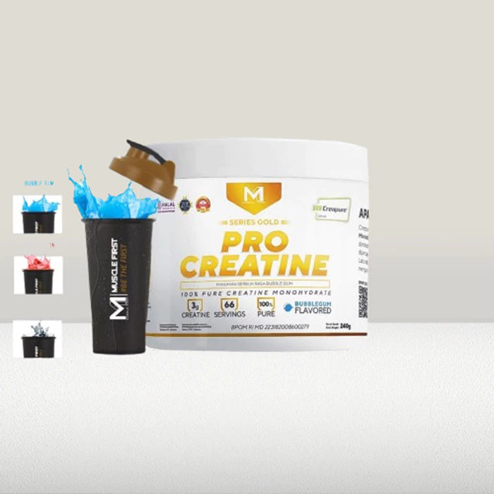 Muscle First Pro Creatine Creapure 240 Gram Suplemen Fitness M1 Kreatin
