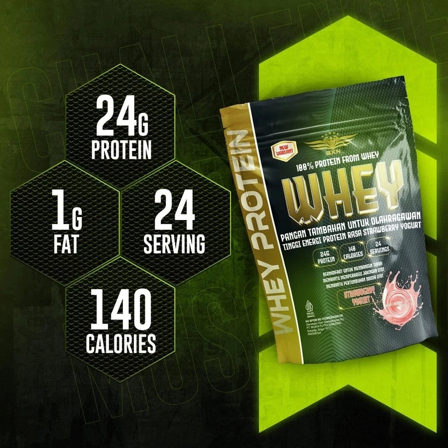 BXN NUTRITION Whey 2 Lbs Gold Series Susu Protein Suplemen Whey Protein Concentrate