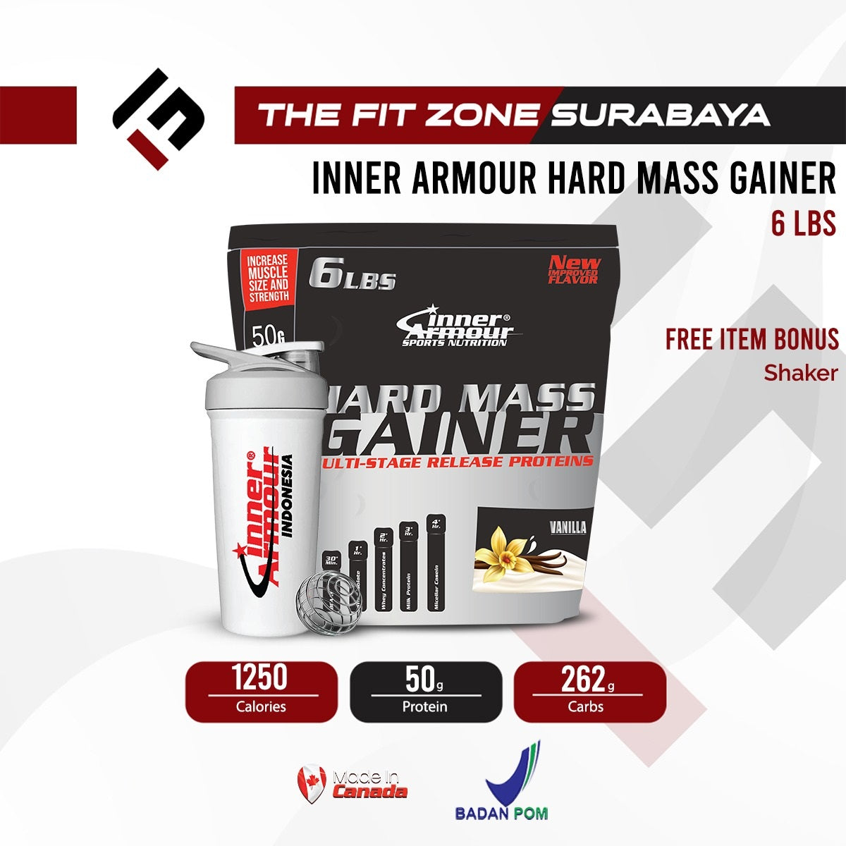 Inner Armour Hard Mass Gainer 6 Lbs