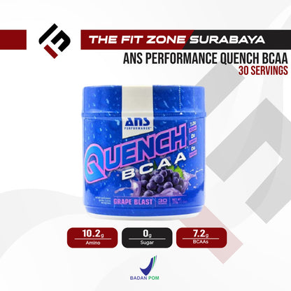 ANS Performance Quench Bcaa 30 Servings Bcaa Powder BPOM