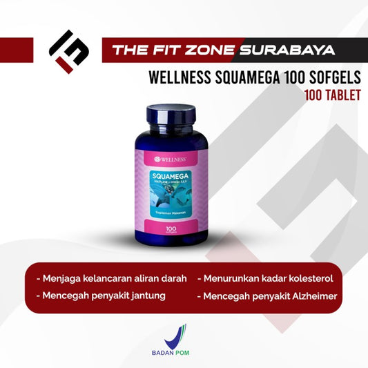 Wellness Squamega 100 Sofgels Squaline + Omega 3