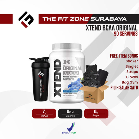 Scivation Xtend Bcaa 90 Serving BCAA+GLUTAMINE POWDER BPOM AOM