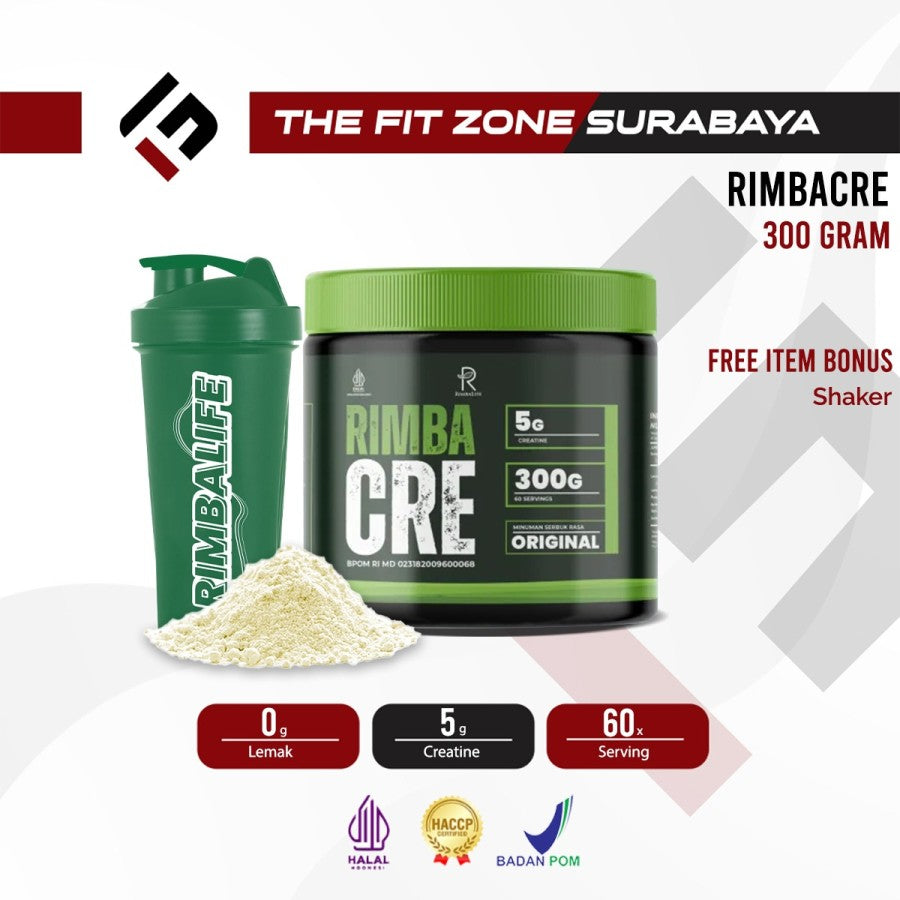 Rimbalife Rimbacre 300 Gram 60 Servings Rimba Creatine Monohydrate Halal Bpom