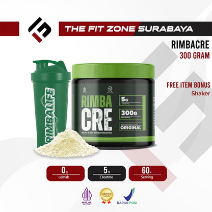 Rimbalife Rimbacre 300 Gram 60 Servings Rimba Creatine Monohydrate Halal Bpom