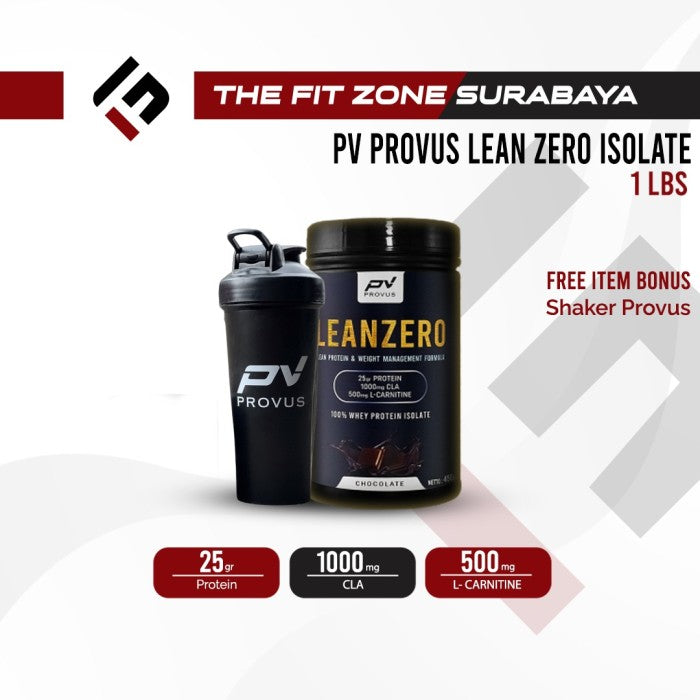 Provus Lean Zero 1 Lbs Whey Protein Isolate Plus Fat Burner CLA