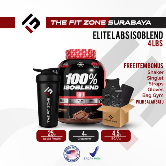 Elite Labs IsoBlend 4lbs Whey Protein Isolate Elitelabs BPOM AOM