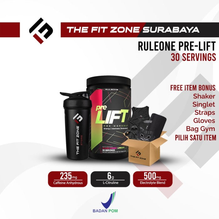 Rule 1 Pre Lift 30 Serving Pre Workout Ruleone Energy Fokus