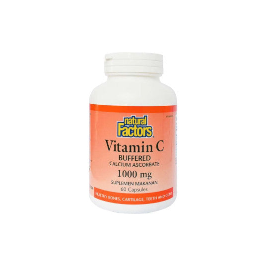 Natural Factors Vitamin C 60 Capsule Buffered 1000mg