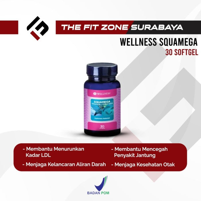 Wellness Squamega 30 Sofgels Squaline + Omega 3