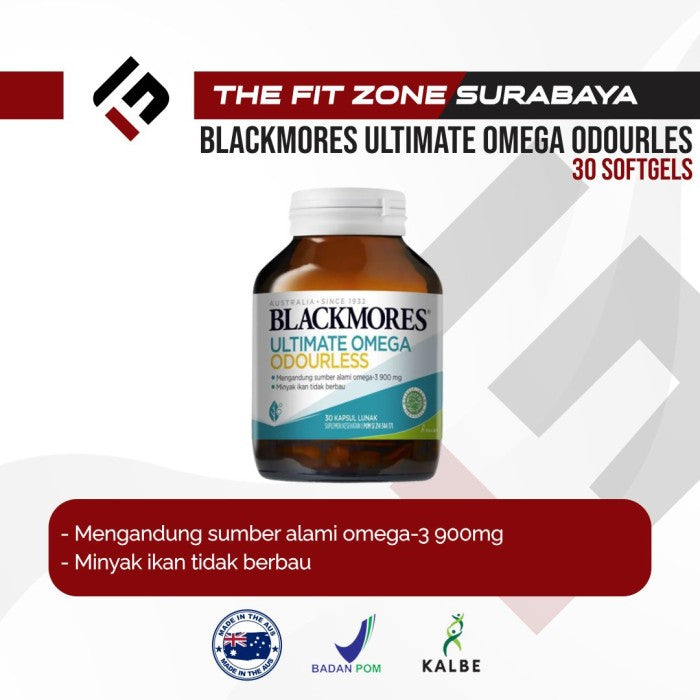 Blackmores Ultimate Omega Odourless 30 Capsules BPOM 100 % Original