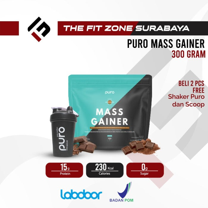 Puro Mass Gainer 300 Gram Weight Gainer Penambah Berat Badan