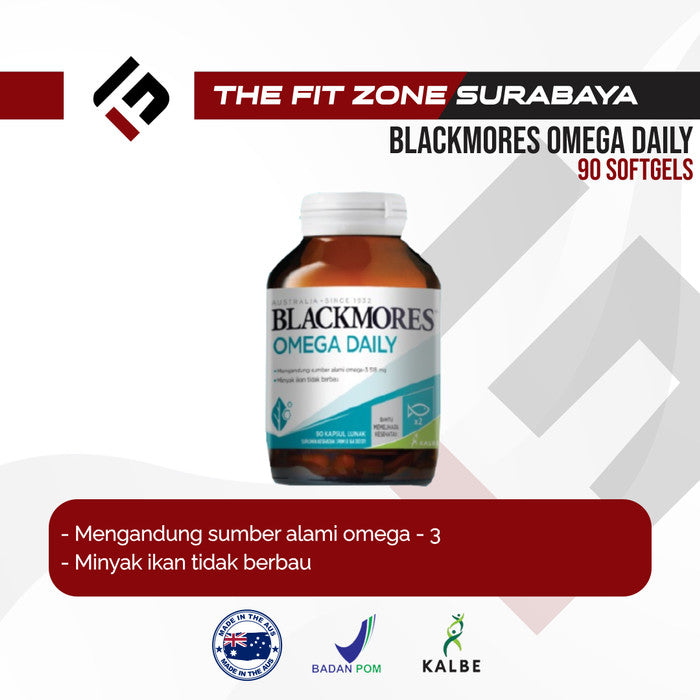 Blackmores Omega Daily 90 Tablet BPOM KALBE Fish Oil