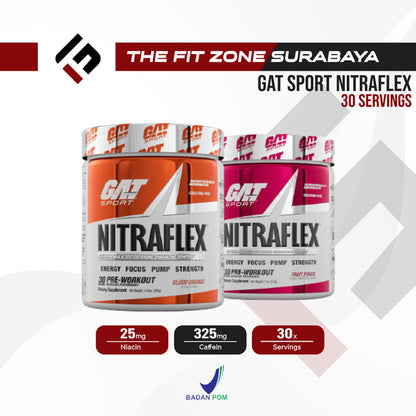 GAT Nitraflex 30 Serving Creatine FREE PRE WORKOUT GAT Nitra Flex