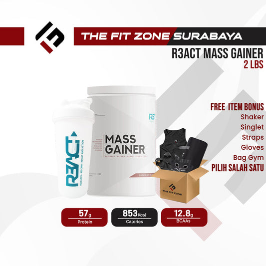 R3ACT Mass Gainer 2 Lbs React Weight Gainer