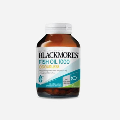 Blackmores Fish Oil Odourless 90 Softgel Minyak Ikan Omega