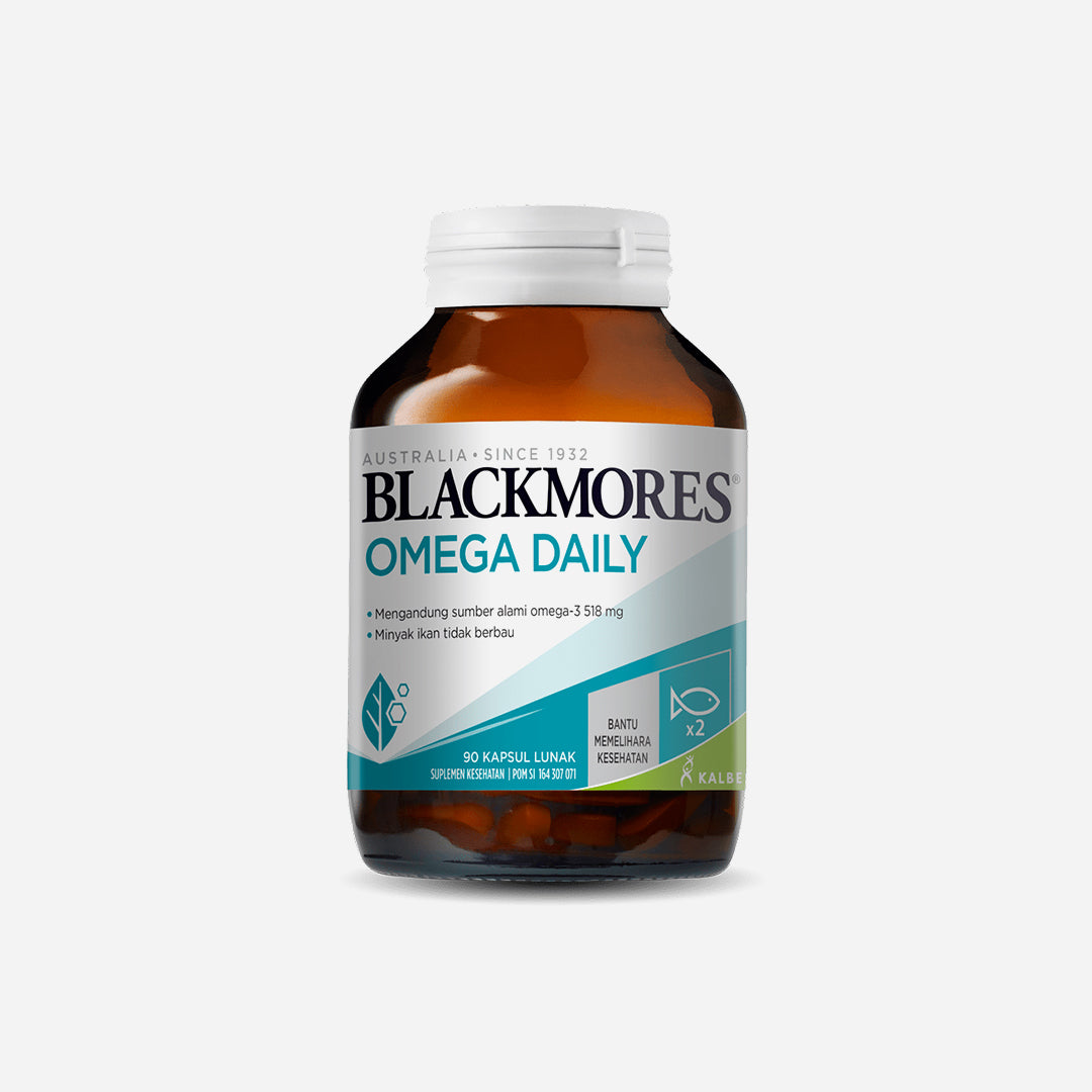 Blackmores Omega Daily 90 Tablet BPOM KALBE Fish Oil