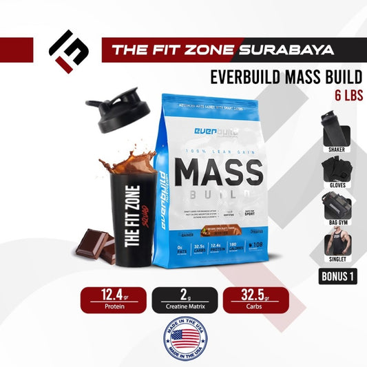 Everbuild Mass Build Gainer 6 Lbs Lean Gain