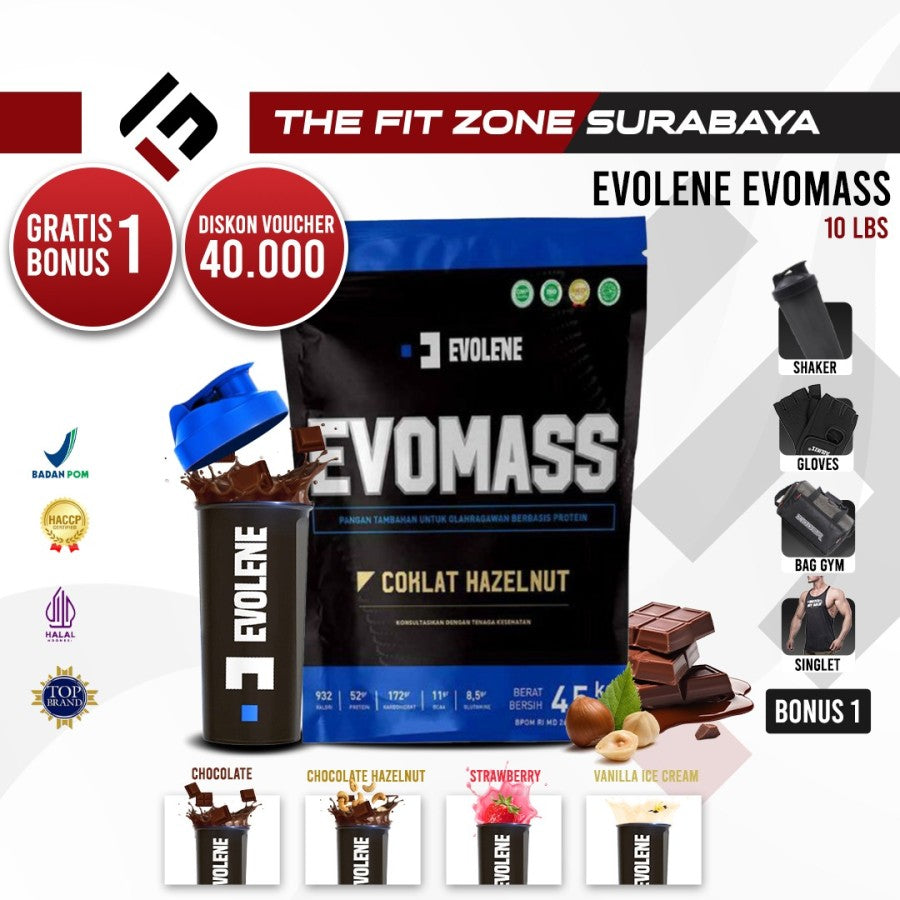 EVOLENE Evomass Gainer 10 Lbs 4500 Gram