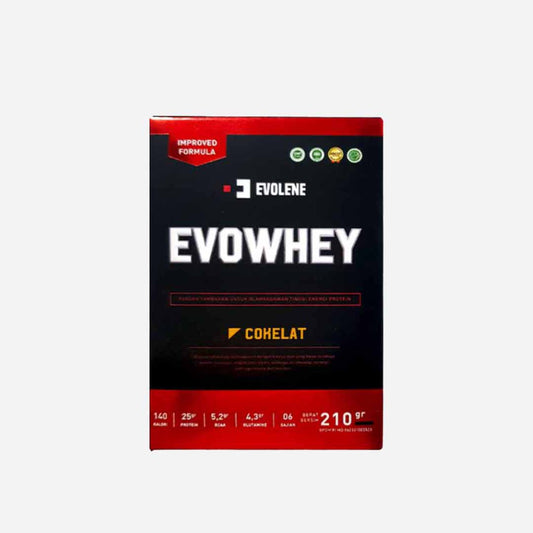 Evolene Whey 228 Gram (6 Sachet) BPOM Halal MUI