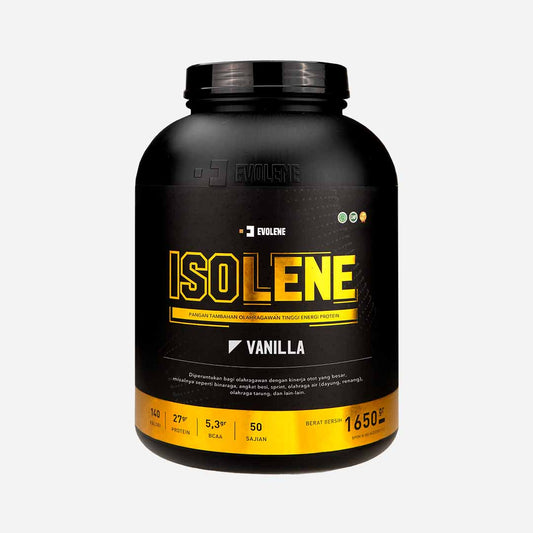 Evolene Isolene 50 Sachet (1.650 gram) Whey Protein Isolate BPOM