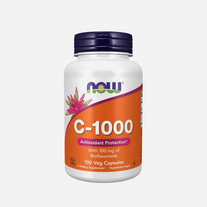 Now Foods C 1000 100 Veg Capsules With 100mg Of Bioflavonoids