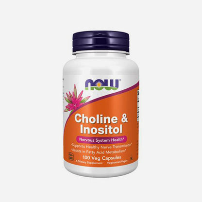 Now Foods Choline & Inositol 250Mg 100 Veg Capsule