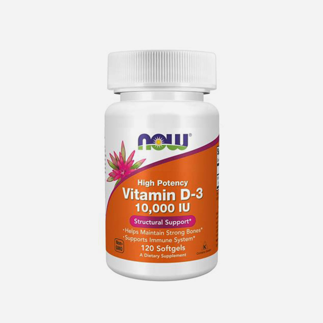 Now Foods Vitamin D3 10.000 IU D-3 High Potency 120 Softgels Now D3